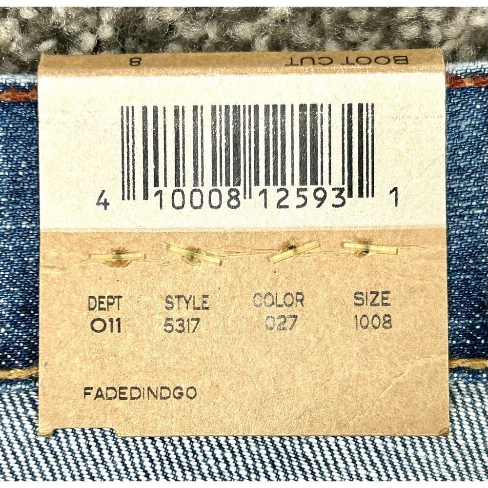 Brand New Eddie Bauer Boot Cut Jeans 100% Baumwolle Style 5117 Women's Size 8 - Picture 6 of 15